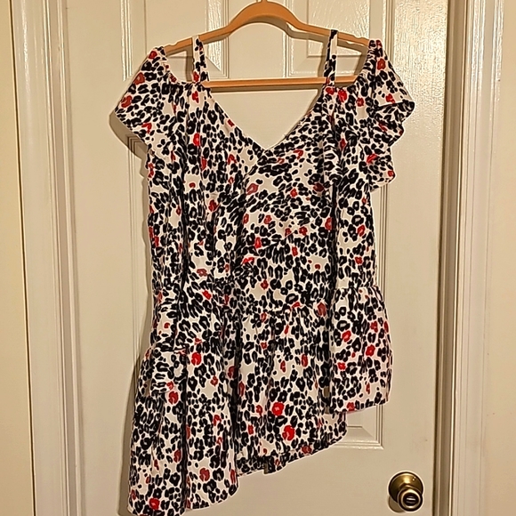 Lane Bryant Tops - Asymmetrical Cold-Shoulder Top